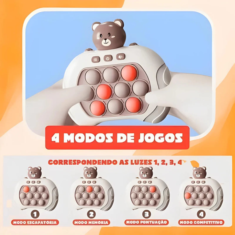 Mini jogo portátil de memória de apertar Memory Pop Toy - Diversão e Alívio de Estresse!