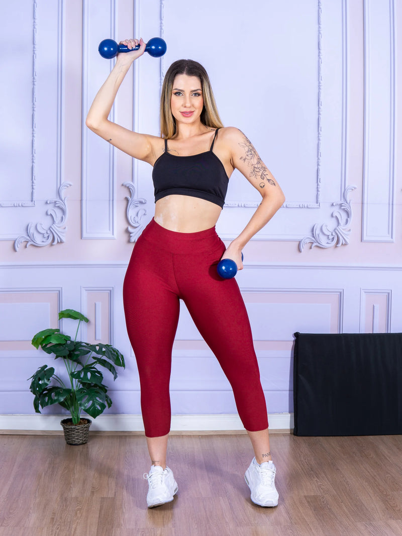 Calça Legging Corsario Fitness Feminina